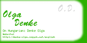 olga denke business card